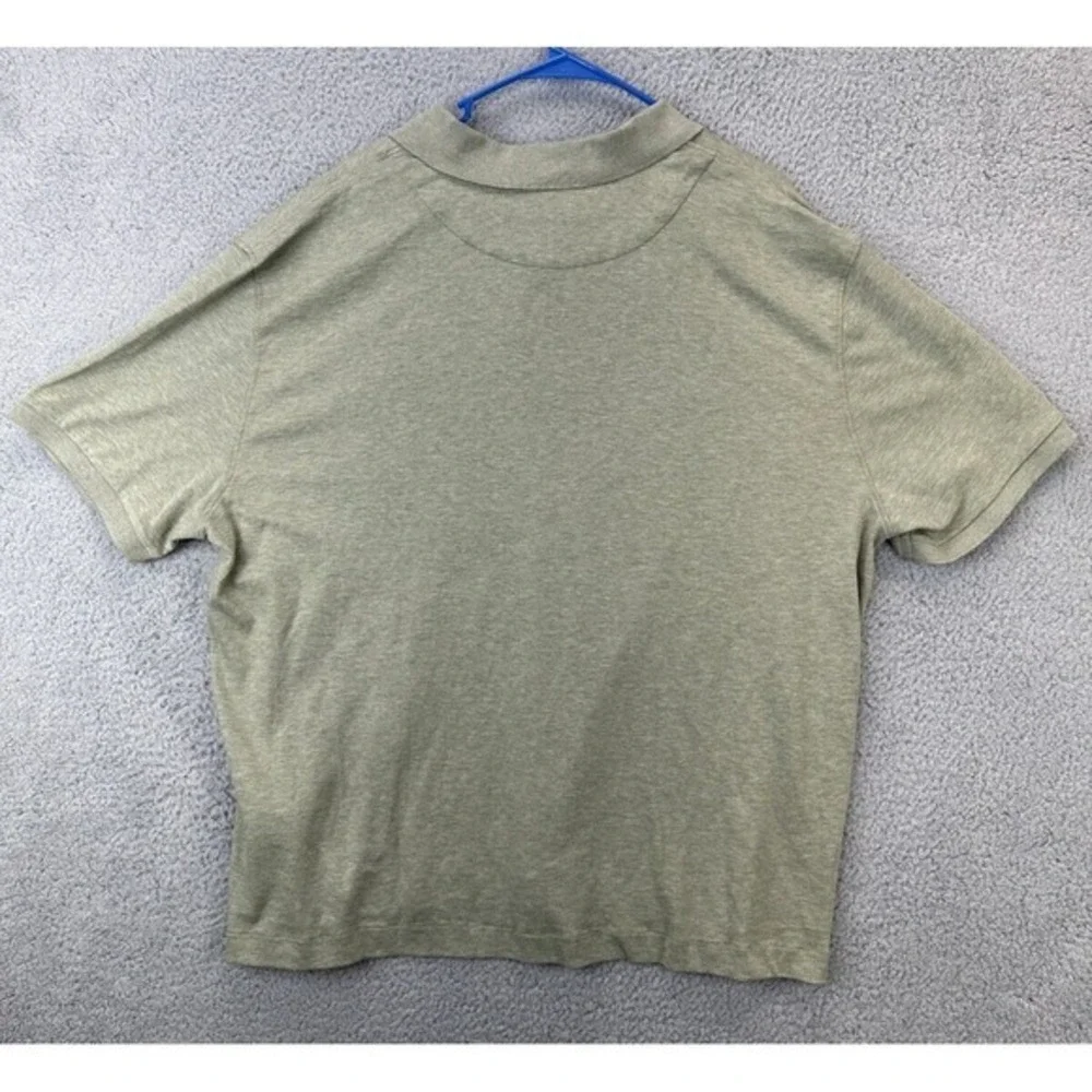 Banana Republic Performance Polo Shirt Mens 2XL Green Luxury Touch Rugby NEW